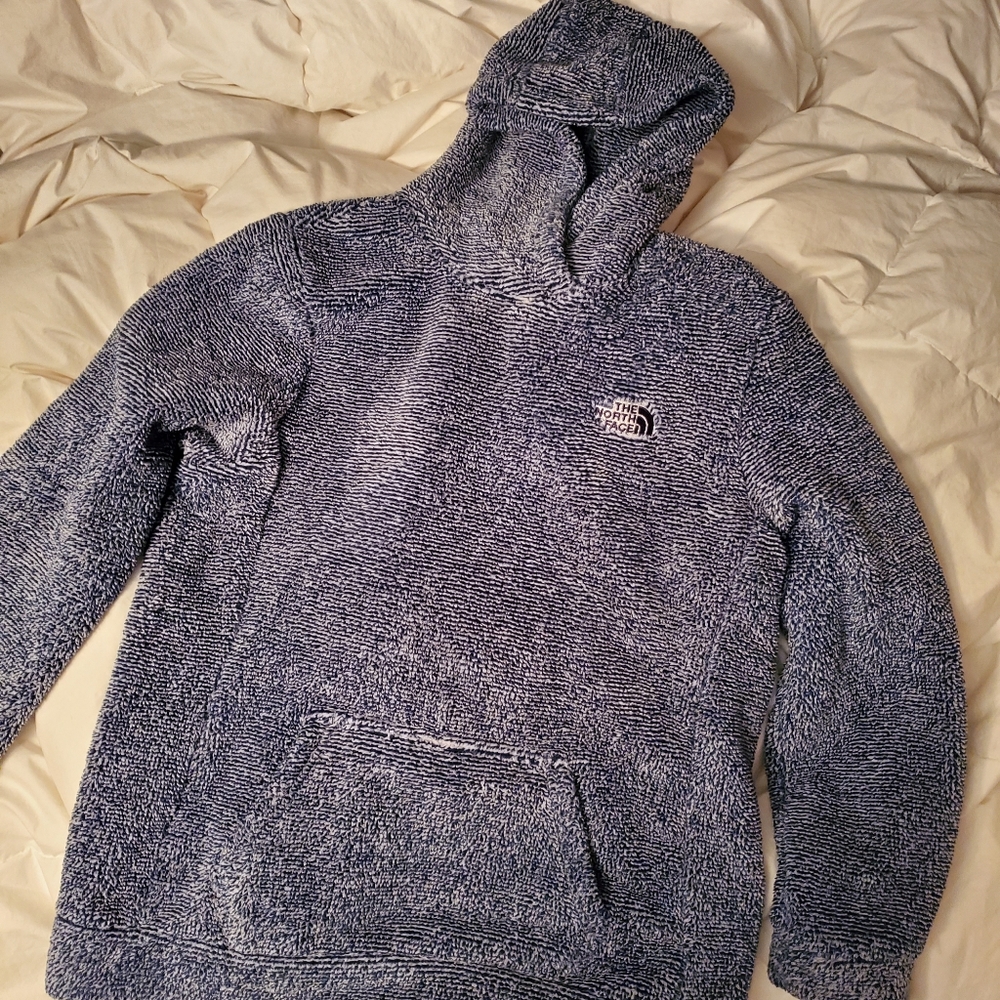 North Face fuzzy Hoodie
